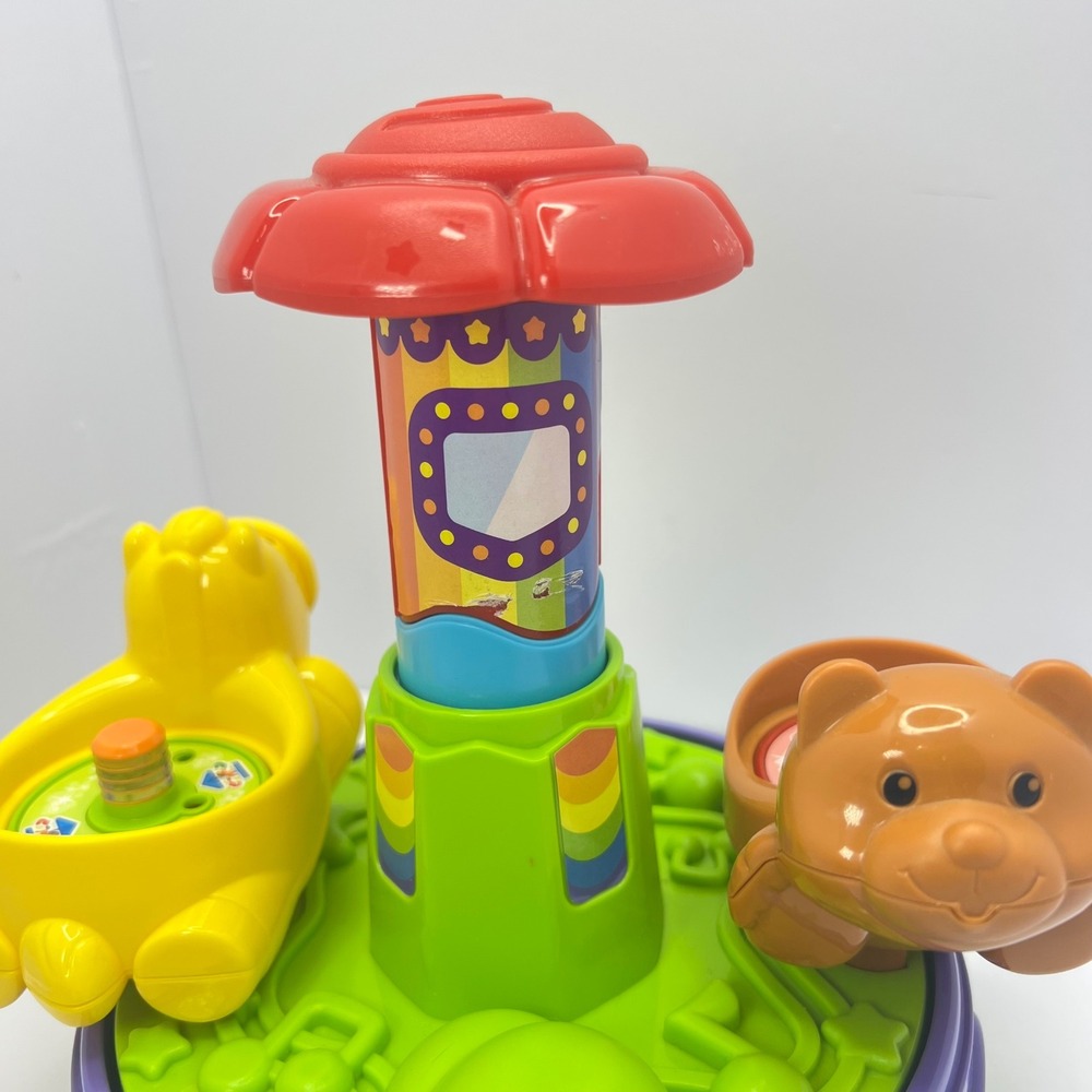 VTech Go Go Smart Friends Carousel Toy Spin Lights MagicPoint Learning Fun - Picture 4 of 13